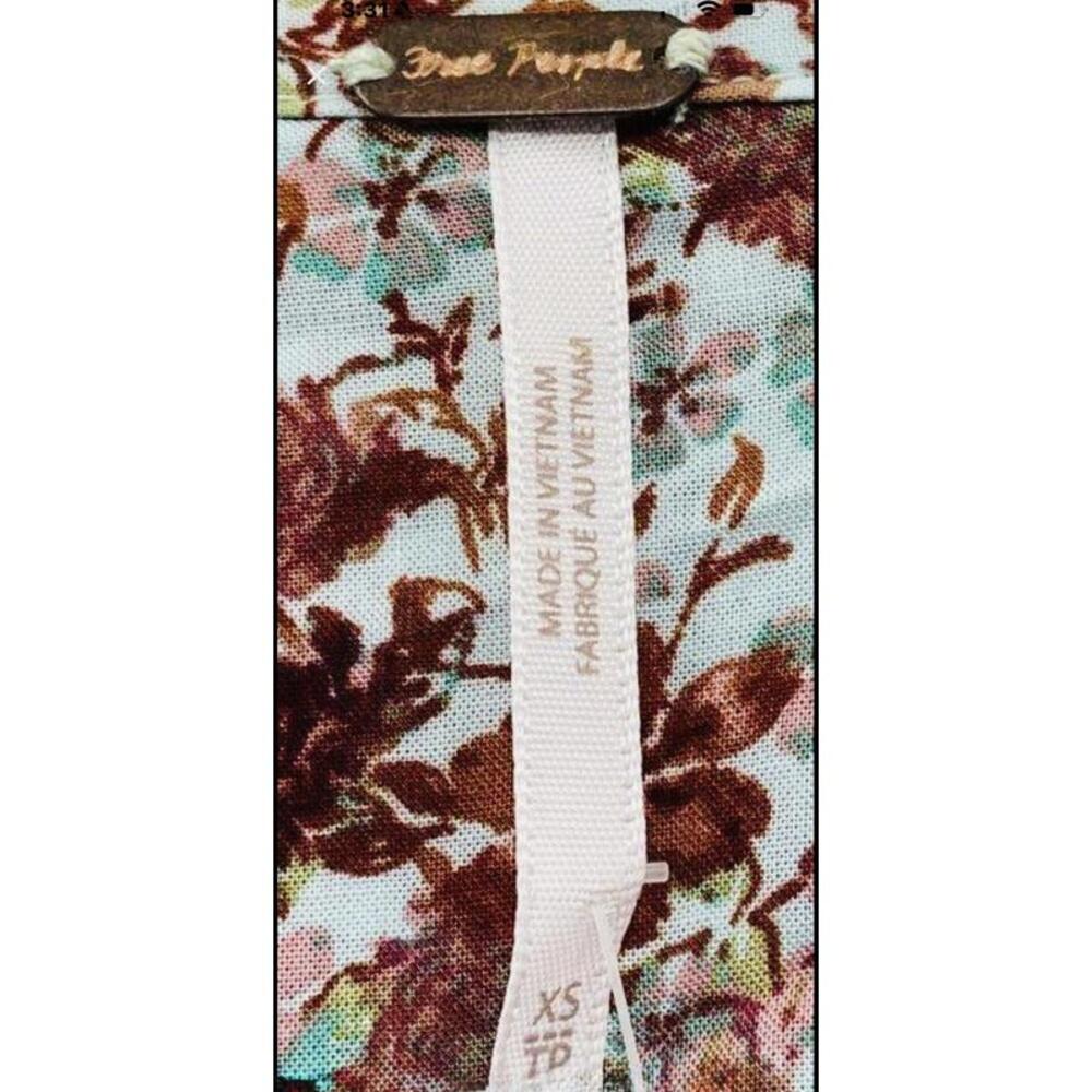 NWT Free People Prairie Floral Maxi Dress size XS - Picture 6 of 9